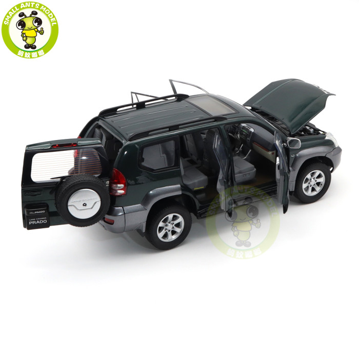 1/18 Toyota Land Cruiser Prado GX Diecast Model Toy Car Gifts For Father Friends