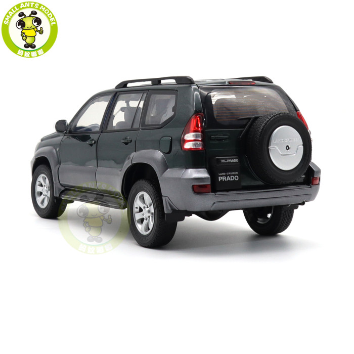 1/18 Toyota Land Cruiser Prado GX Diecast Model Toy Car Gifts For Father Friends