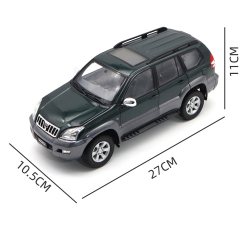 1/18 Toyota Land Cruiser Prado GX Diecast Model Toy Car Gifts For Father Friends