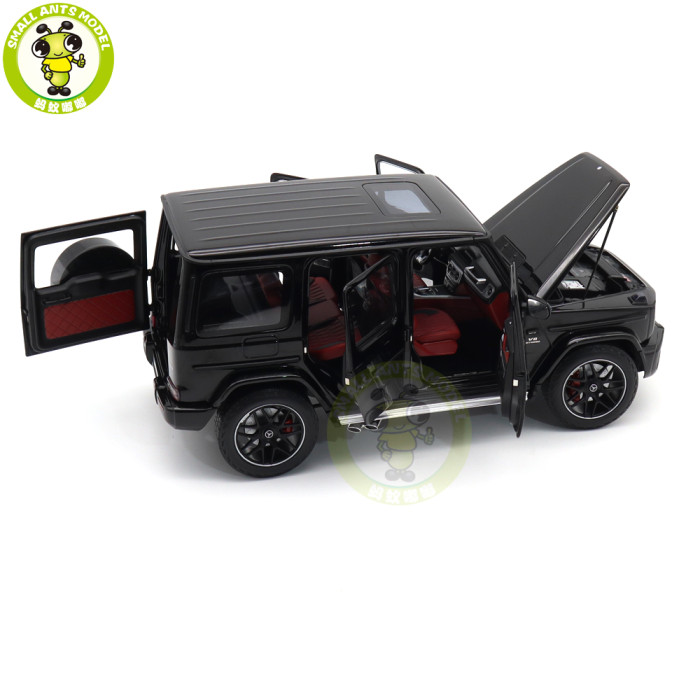 1/18 Minichamps Mercedes AMG G63 G-Class 2018 Black Warrior Diecast Model Toy Cars Gifts For Father Friends
