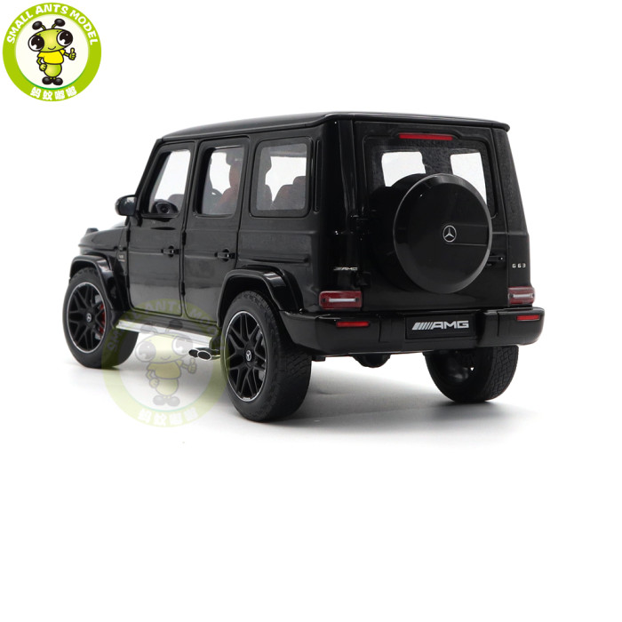 1/18 Minichamps Mercedes AMG G63 G-Class 2018 Black Warrior Diecast Model Toy Cars Gifts For Father Friends