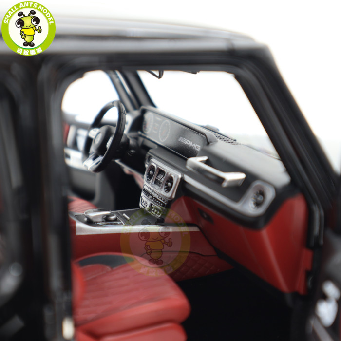 1/18 Minichamps Mercedes AMG G63 G-Class 2018 Black Warrior Diecast Model Toy Cars Gifts For Father Friends