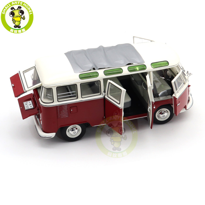 1/18 Schuco VW Volkswagen T1 T1b Samba Bus Van Diecast Model Toy Car Gifts For Friends Father