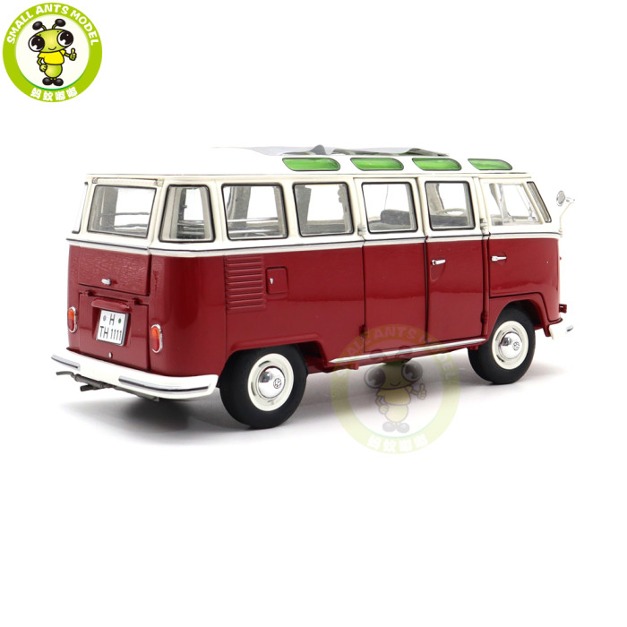 1/18 Schuco VW Volkswagen T1 T1b Samba Bus Van Diecast Model Toy Car Gifts For Friends Father