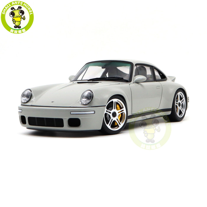 1/18 Almost Real 880204 Porsche RUF SCR 2018 Chalk Grey Diecast Model Toy Car Gifts For Friends Father