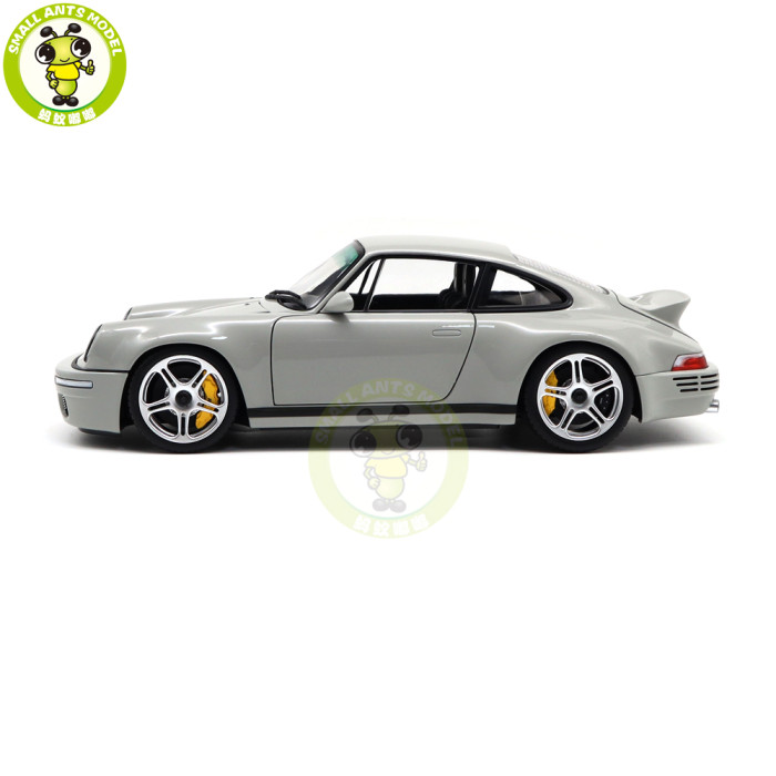 1/18 Almost Real 880204 Porsche RUF SCR 2018 Chalk Grey Diecast Model Toy Car Gifts For Friends Father