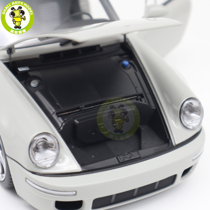 1/18 Almost Real 880204 Porsche RUF SCR 2018 Chalk Grey Diecast Model Toy Car Gifts For Friends Father