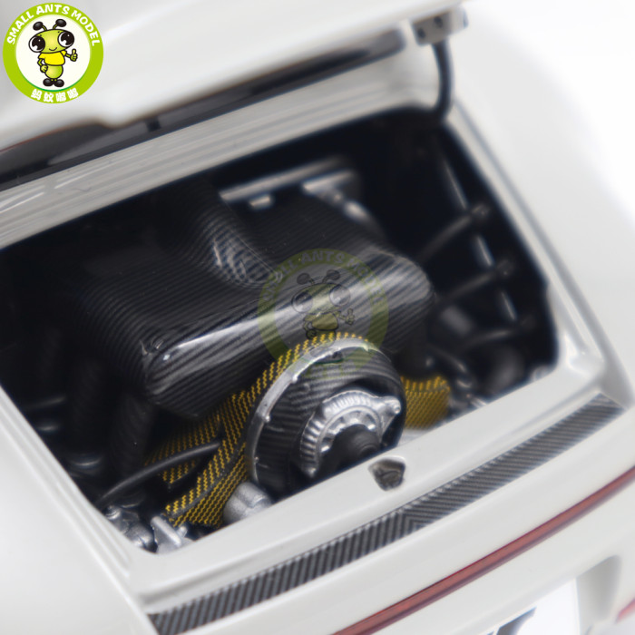 1/18 Almost Real 880204 Porsche RUF SCR 2018 Chalk Grey Diecast Model Toy Car Gifts For Friends Father