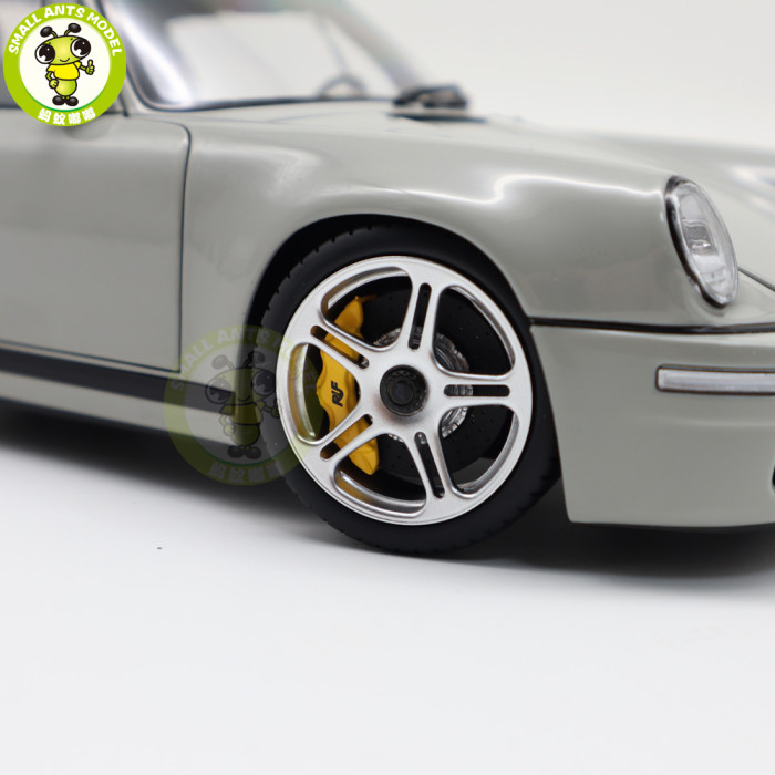 1/18 Almost Real 880204 Porsche RUF SCR 2018 Chalk Grey Diecast Model Toy Car Gifts For Friends Father