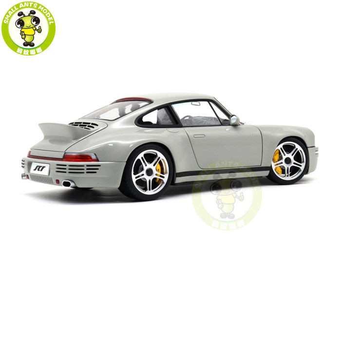 1/18 Almost Real 880204 Porsche RUF SCR 2018 Chalk Grey Diecast Model Toy Car Gifts For Friends Father