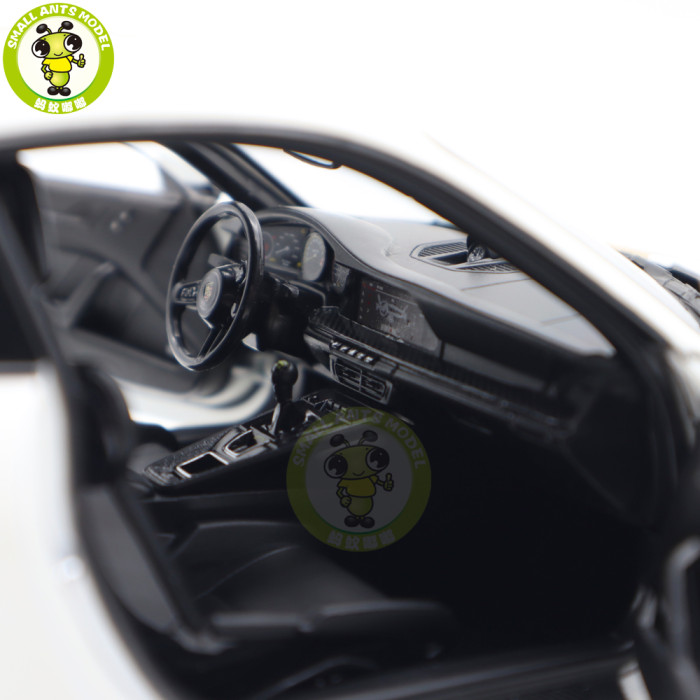 1/18 Porsche 911 992 GT3 2021 Norev 187319 White Gold Strips Diecast Model Toys Car Gifts For Husband Boyfriend Father