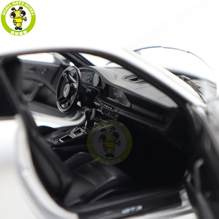 1/18 Porsche 911 992 GT3 Touring 2021 Norev 187318 Silver Diecast Model Toys Car Gifts For Husband Boyfriend Father