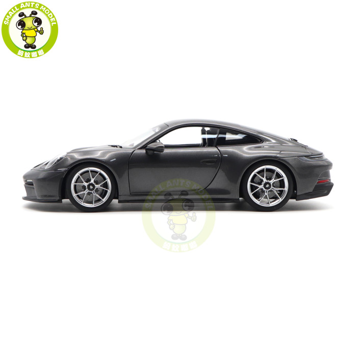 1/18 Porsche 911 992 GT3 Touring 2021 Norev 187305 Grey Metallic Diecast Model Toys Car Gifts For Husband Boyfriend Father