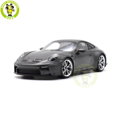 1/18 Porsche 911 992 GT3 Touring 2021 Norev 187305 Grey Metallic Diecast Model Toys Car Gifts For Husband Boyfriend Father