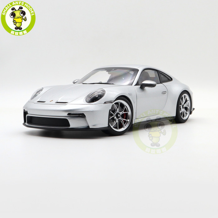 1/18 Porsche 911 992 GT3 Touring 2021 Norev 187318 Silver Diecast Model Toys Car Gifts For Husband Boyfriend Father