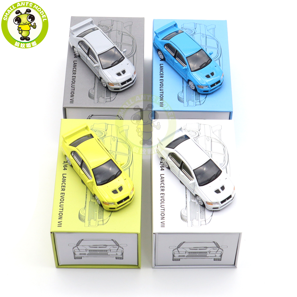 1/64 JKM Mitsubishi Lancer Evolution EVO 7 VII Diecast Model Toy