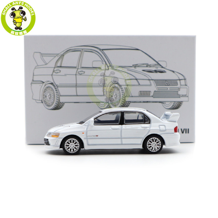 1/64 JKM Mitsubishi Lancer Evolution EVO 7 VII Diecast Model Toy Cars Boys Girls Gifts