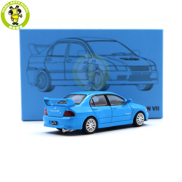 1/64 JKM Mitsubishi Lancer Evolution EVO 7 VII Diecast Model Toy Cars Boys Girls Gifts