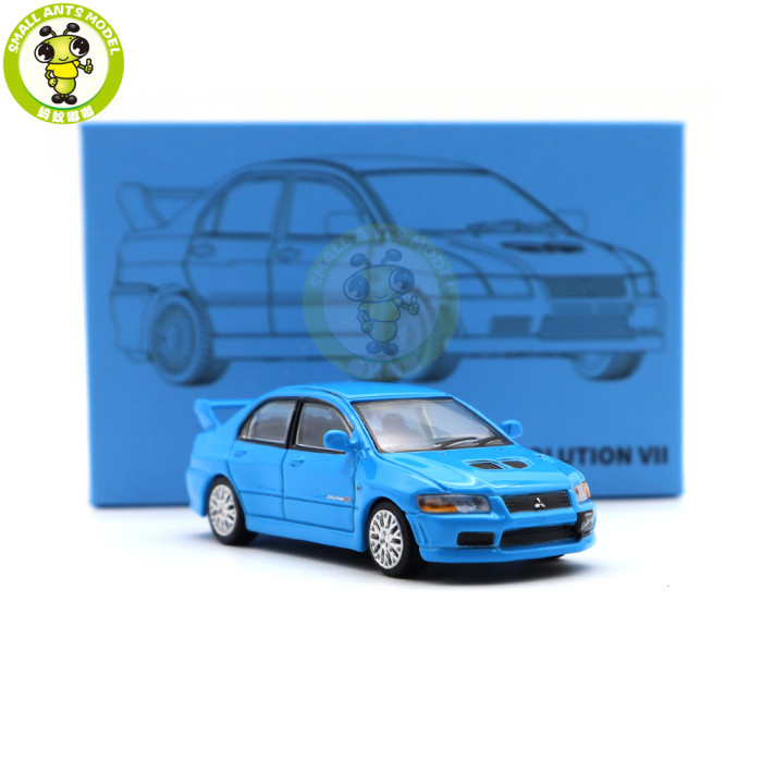 1/64 JKM Mitsubishi Lancer Evolution EVO 7 VII Diecast Model Toy Cars Boys Girls Gifts