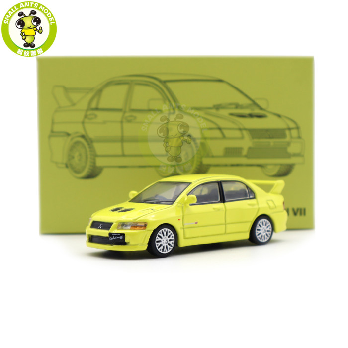 1/64 JKM Mitsubishi Lancer Evolution EVO 7 VII Diecast Model Toy Cars Boys Girls Gifts