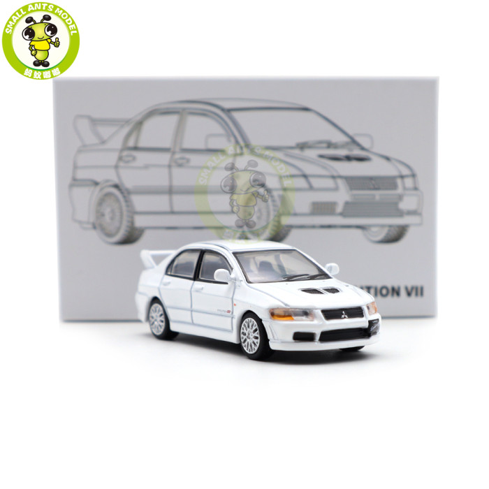 1/64 JKM Mitsubishi Lancer Evolution EVO 7 VII Diecast Model Toy Cars Boys Girls Gifts