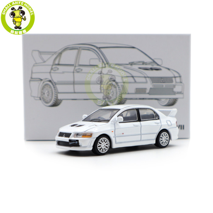 1/64 JKM Mitsubishi Lancer Evolution EVO 7 VII Diecast Model Toy Cars Boys Girls Gifts