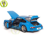 1/18 Almost Real 880202 Porsche RUF SCR 2018 Blue Diecast Model Toy Car Gifts For Friends Father