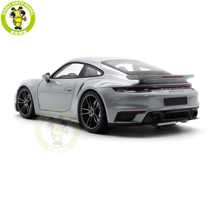 1/18 Minichamps Porsche 911 992 Turbo S Coupe Sport Design 2021 Diecast Model Toys Car Gifts For Friends Father