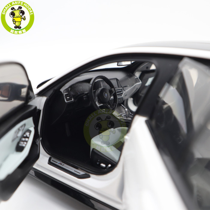 1/18 Minichamps BMW M3 2020 G80 White Diecast Model Toys Car Gifts For Husband Boyfriend Father