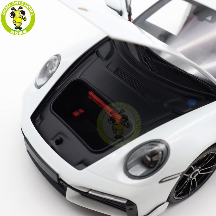 1/18 Minichamps Porsche 911 992 Turbo S Coupe Sport Design 2021 Diecast Model Toys Car Gifts For Friends Father
