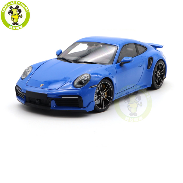 1/18 Minichamps Porsche 911 992 Turbo S Coupe Sport Design 2021 Diecast Model Toys Car Gifts For Friends Father