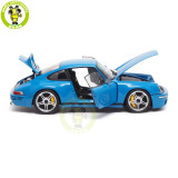 1/18 Almost Real 880202 Porsche RUF SCR 2018 Blue Diecast Model Toy Car Gifts For Friends Father