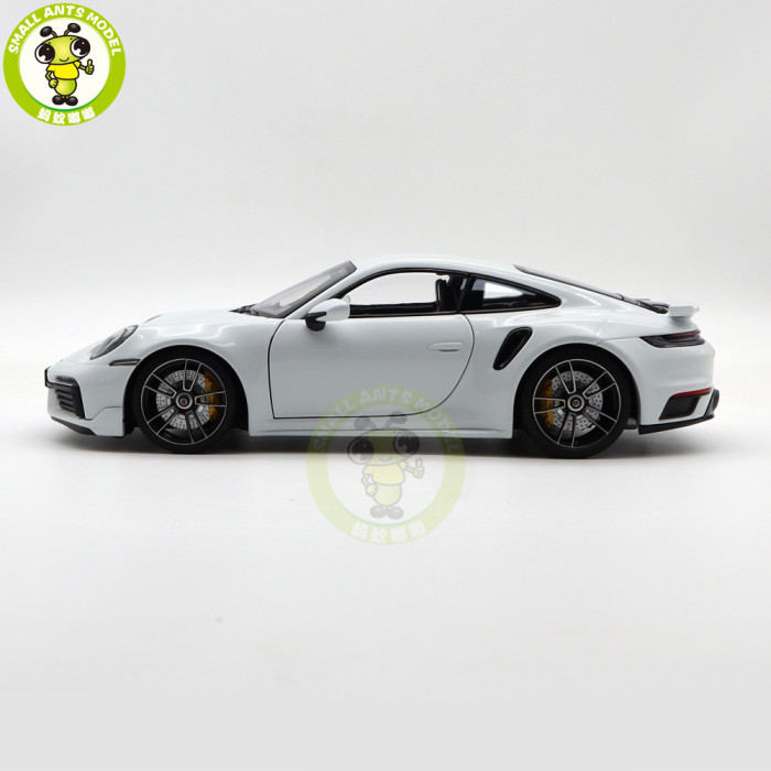 1/18 Minichamps Porsche 911 992 Turbo S Coupe Sport Design 2021 Diecast Model Toys Car Gifts For Friends Father