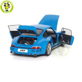 1/18 Almost Real 880202 Porsche RUF SCR 2018 Blue Diecast Model Toy Car Gifts For Friends Father