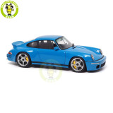 1/18 Almost Real 880202 Porsche RUF SCR 2018 Blue Diecast Model Toy Car Gifts For Friends Father