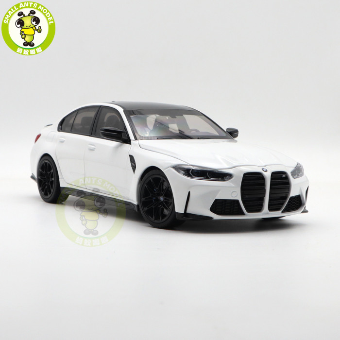 1/18 Minichamps BMW M3 2020 G80 White Diecast Model Toys Car Gifts For Husband Boyfriend Father