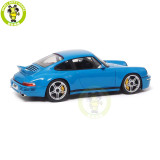 1/18 Almost Real 880202 Porsche RUF SCR 2018 Blue Diecast Model Toy Car Gifts For Friends Father