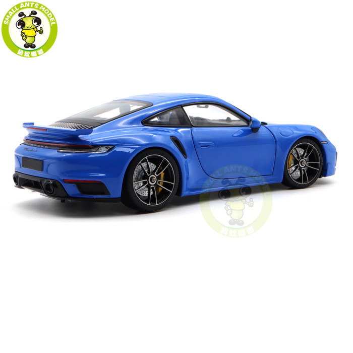 1/18 Minichamps Porsche 911 992 Turbo S Coupe Sport Design 2021 Diecast Model Toys Car Gifts For Friends Father