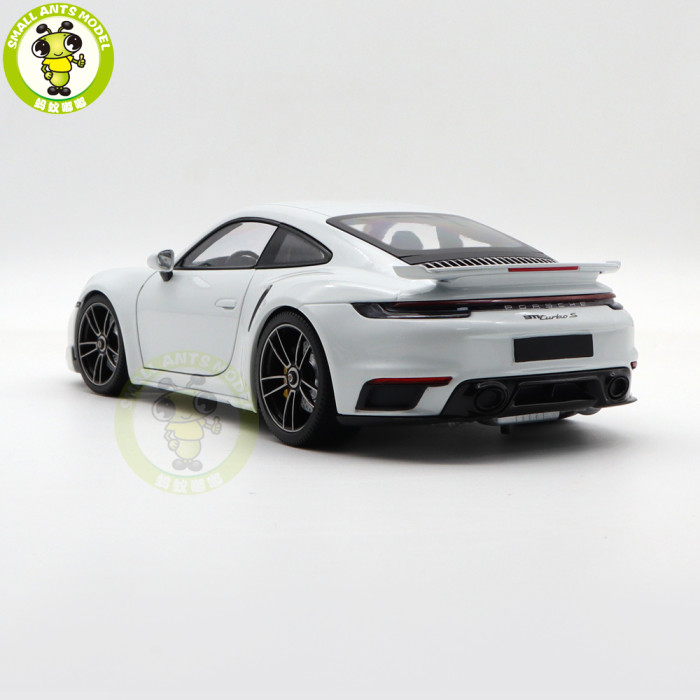 1/18 Minichamps Porsche 911 992 Turbo S Coupe Sport Design 2021 Diecast Model Toys Car Gifts For Friends Father