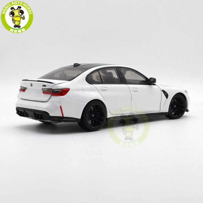 1/18 Minichamps BMW M3 2020 G80 White Diecast Model Toys Car Gifts For Husband Boyfriend Father