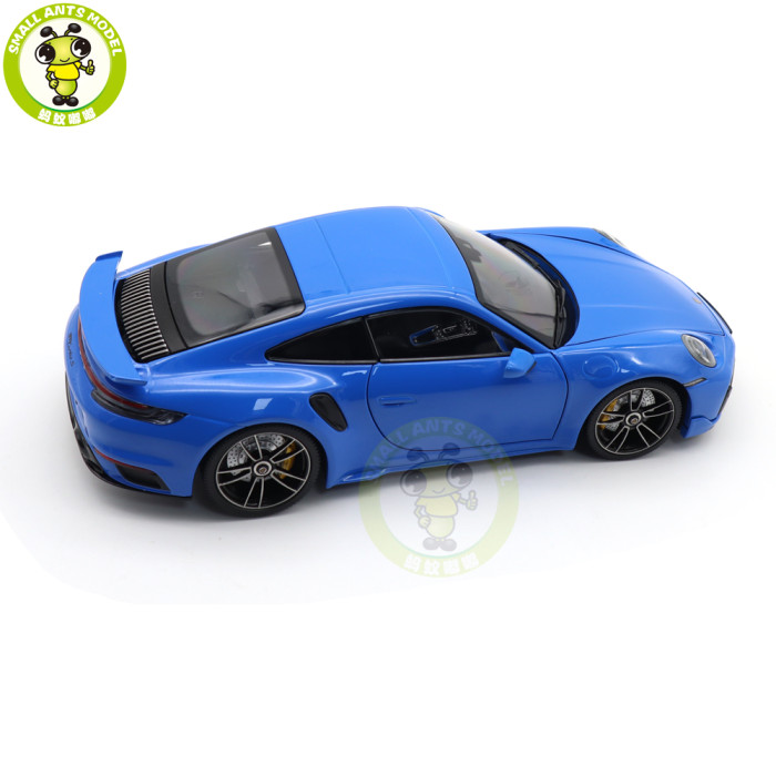 1/18 Minichamps Porsche 911 992 Turbo S Coupe Sport Design 2021 Diecast Model Toys Car Gifts For Friends Father