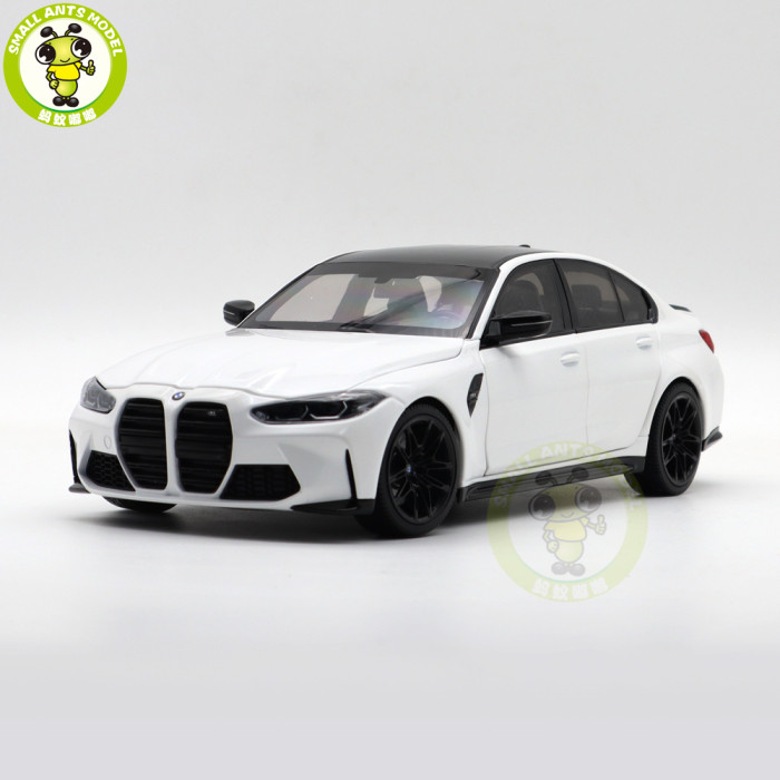 1/18 Minichamps BMW M3 2020 G80 White Diecast Model Toys Car Gifts For Husband Boyfriend Father