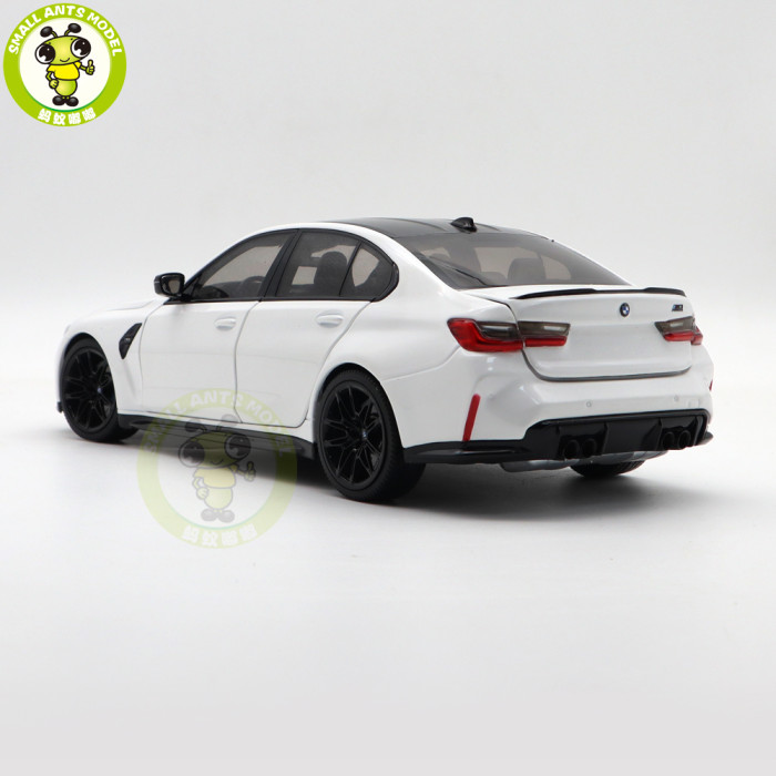 1/18 Minichamps BMW M3 2020 G80 White Diecast Model Toys Car Gifts For Husband Boyfriend Father