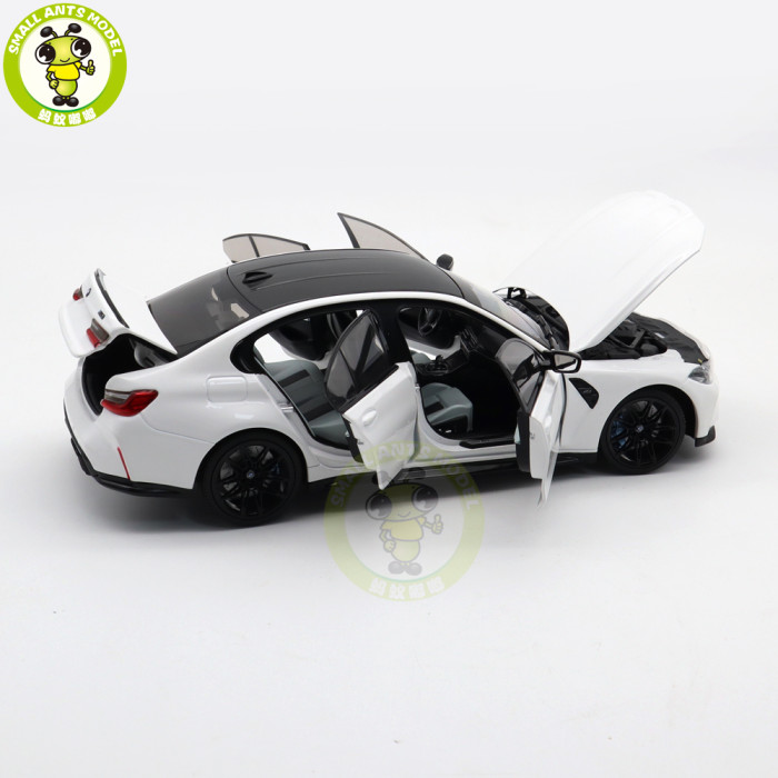 1/18 Minichamps BMW M3 2020 G80 White Diecast Model Toys Car Gifts For Husband Boyfriend Father