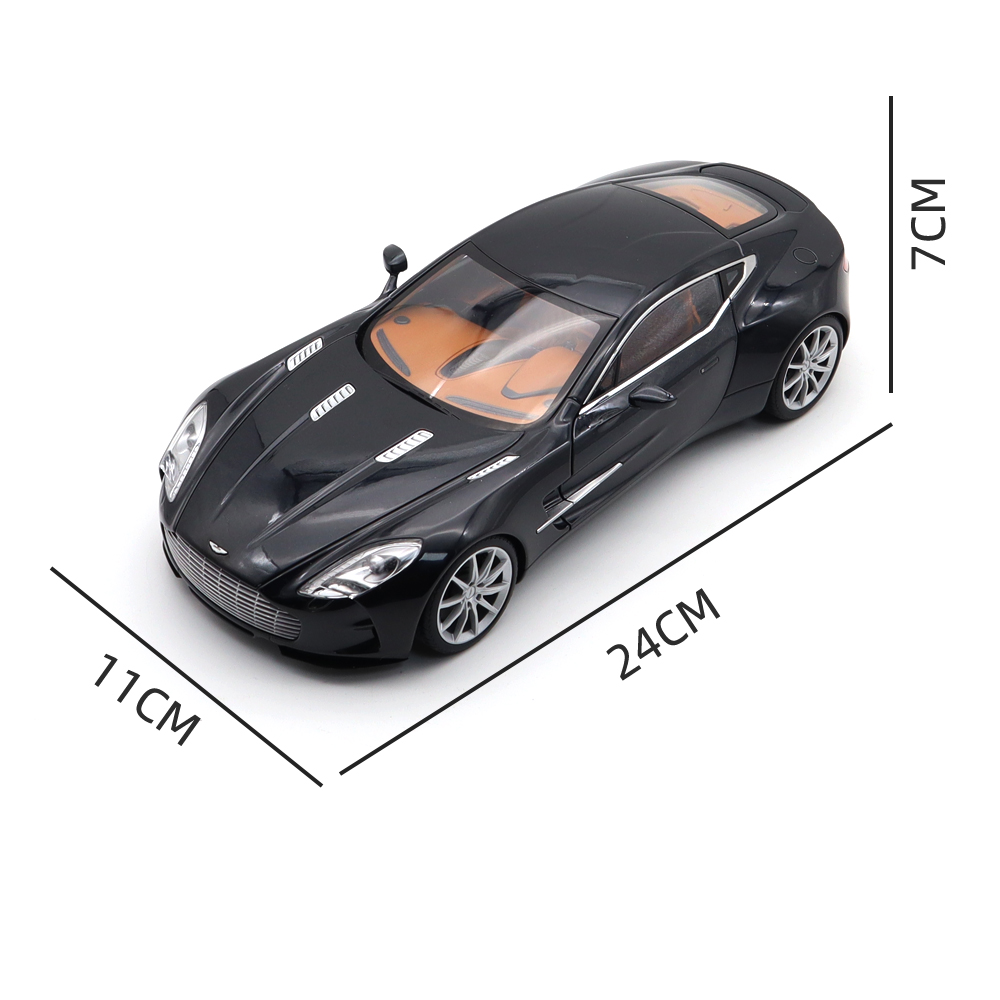 1/18 AUTOart 70241 ASTON MARTIN ONE 77 Black Pearl Diecast Model