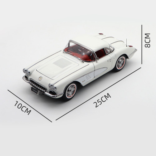 1/18 Chevrolet Corvette C1 1958 Autoart 71147 Diecast Model Car Gifts For Friends Father