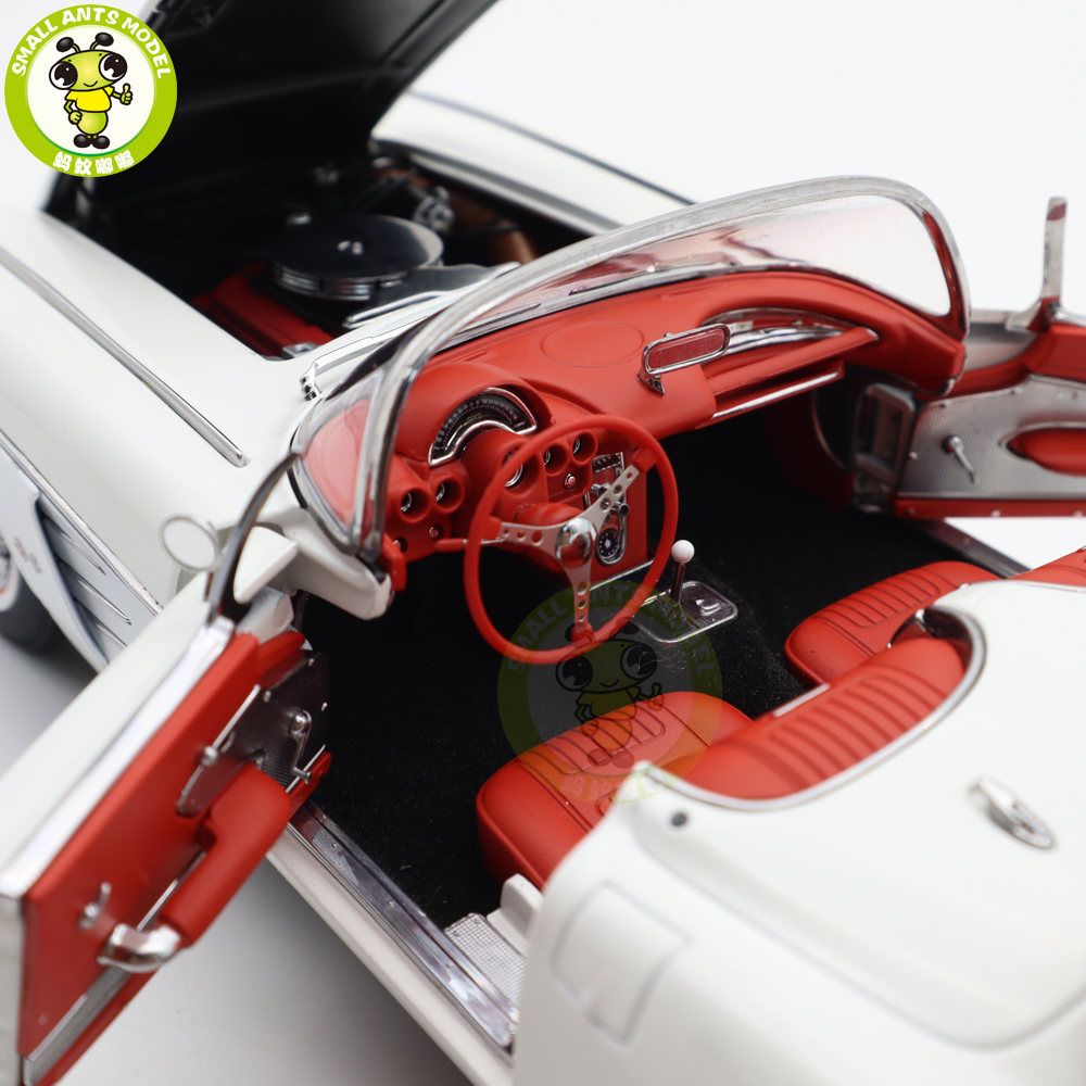 1/18ミニカー　CHEVROLET·CORVETTE·C1 1/18 AUTOart 1954 Chevrolet Corvette C1 Red Diecast Car Model