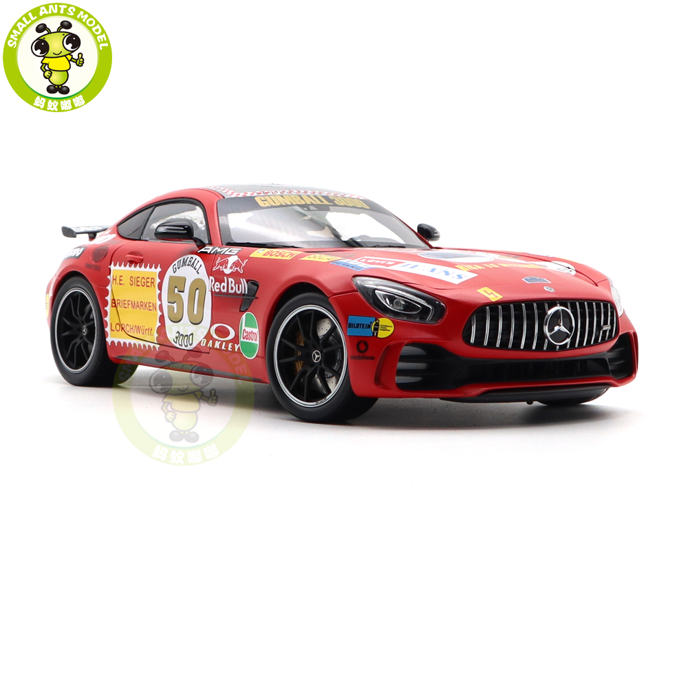 resolutn様　AMG GT+RedBull 1/18 Mercedes Benz AMG GT R 2017 ROTE SAU Almost Real 820706