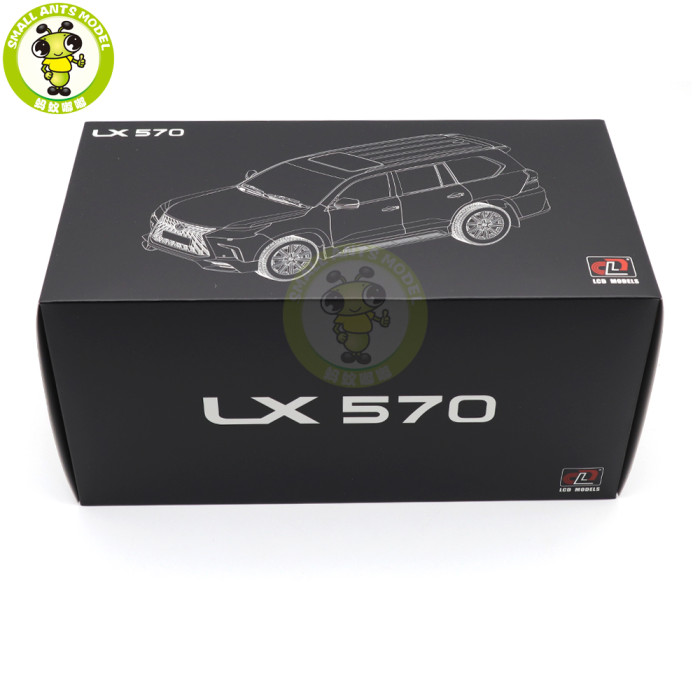 1/18 Toyota Lexus LX570 LCD Models Diecast Model Toy Car Gifts For Father Friends