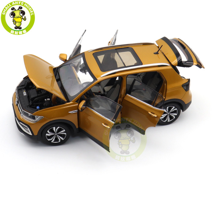 1/18 VW Volkswagen T-CROSS T CROSS Diecast Model Toy Car Gifts For Father Friends